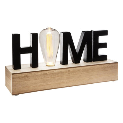 Well Home - Decoración De Palabras Led Iluminación 34x8x16cm