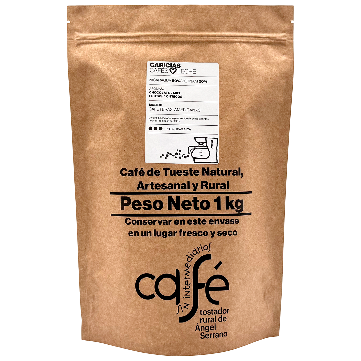 Cafe Sin Intermediarios Café Nicaragua Caricias Molido Americana 1 Kg_0