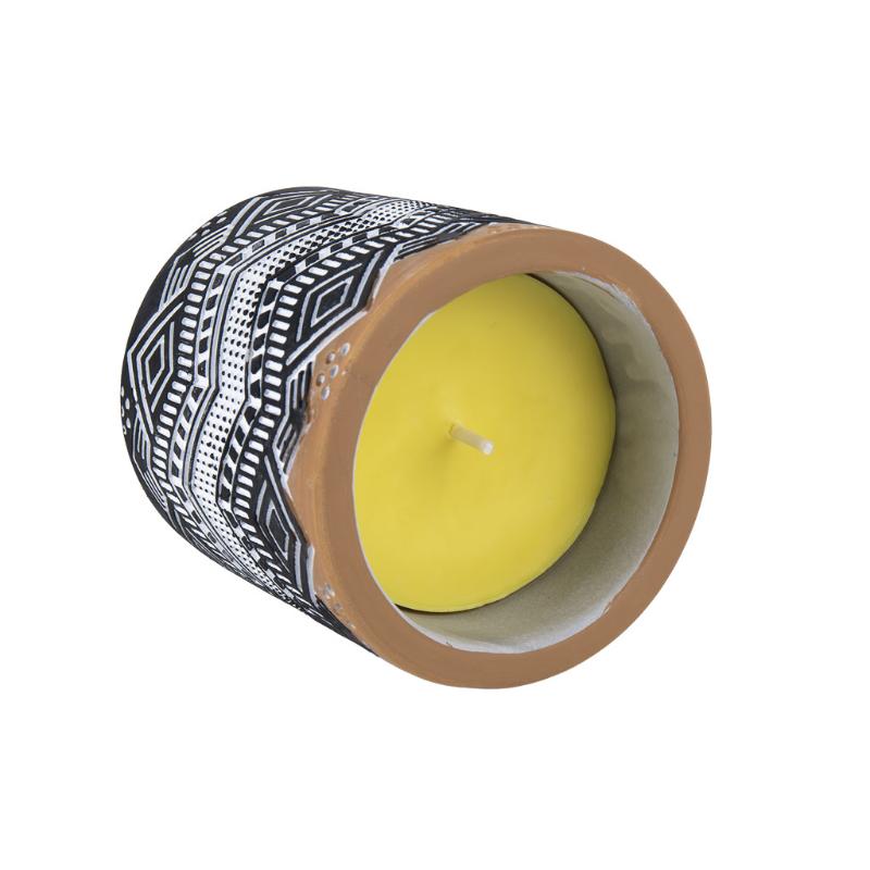Vela Aromática De Citronela Maceta Decorada 170 G Caja 6 Unid._2