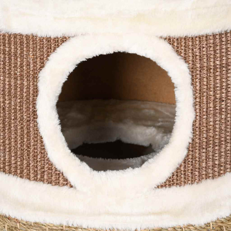 Vidaxl Barril Rascador Para Gatos Hierba Marina 60 Cm_5