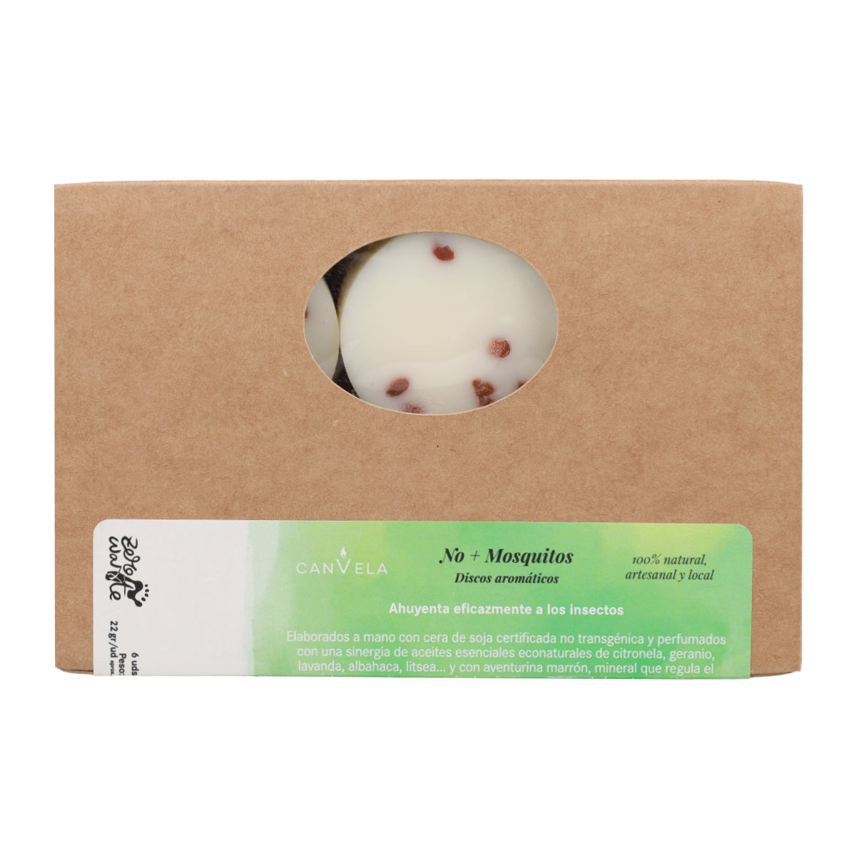 Discos aromáticos No+Mosquitos 100% Natural 6 uds