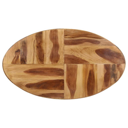 Mesa De Comedor Madera Maciza De Acacia 140x80x75 Cm_2