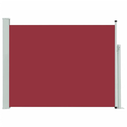 Vidaxl Toldo Lateral Retráctil Para Patio Rojo 140x500 Cm_0