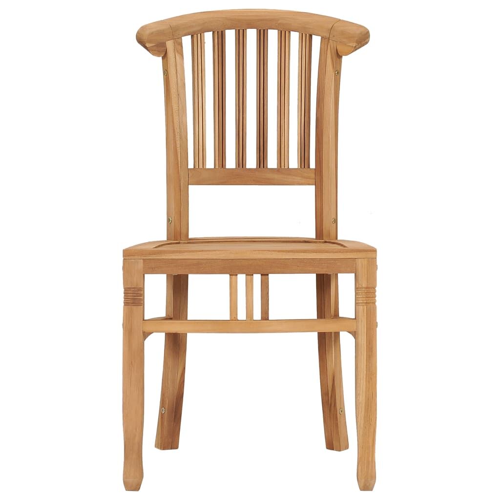 Vidaxl Conjunto De Comedor Para Jardín 5 Piezas Madera Maciza De Teca_3
