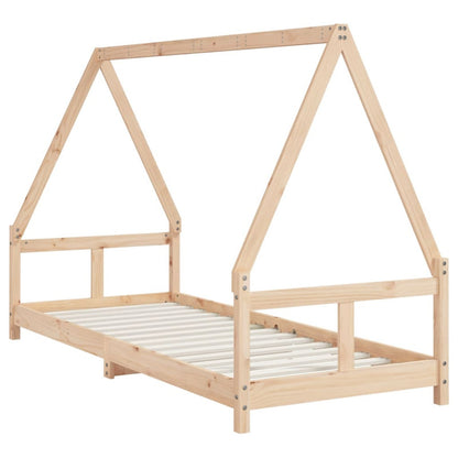 Vidaxl Estructura De Cama Para Niños Madera Maciza De Pino 80x200 Cm_5