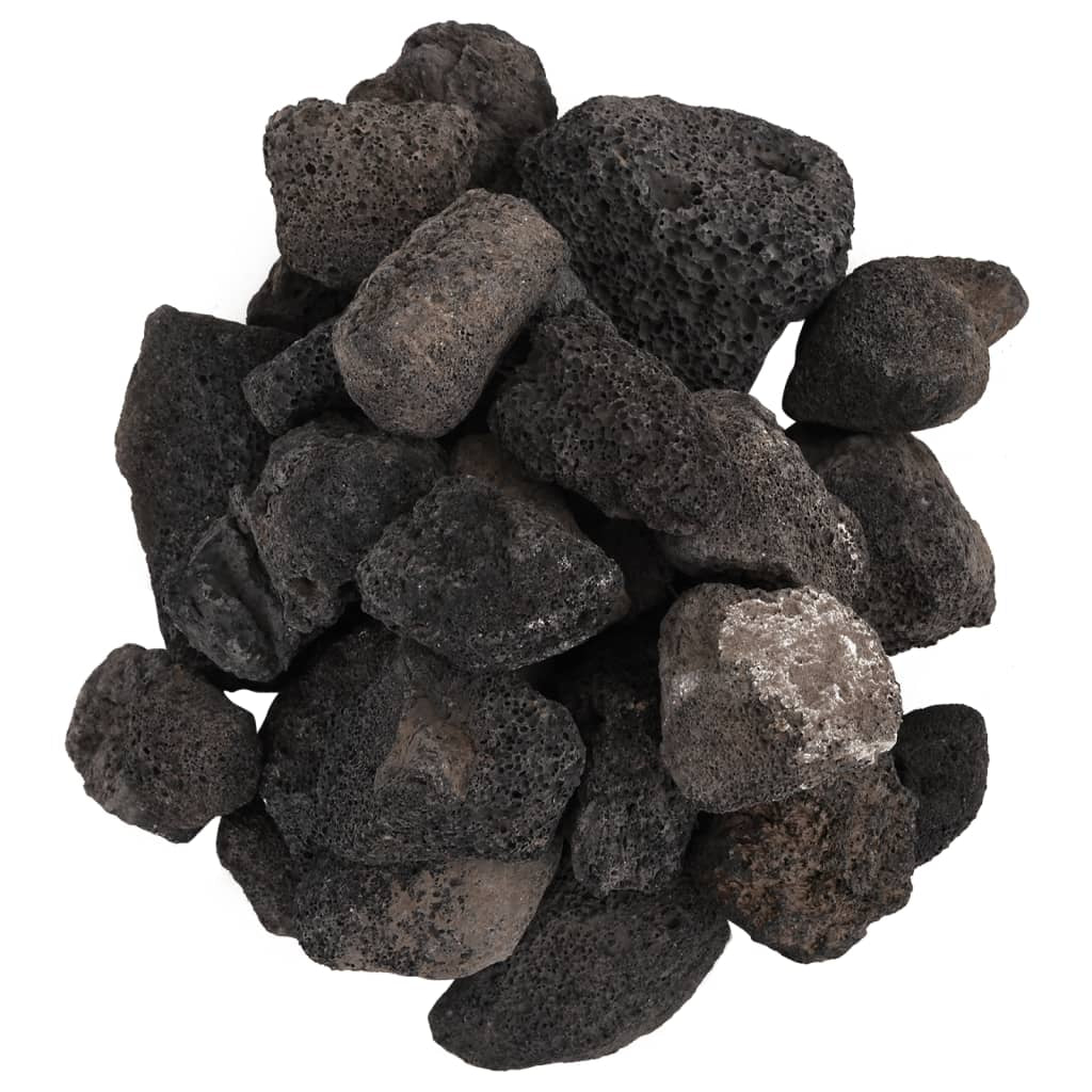 Vidaxl Rocas Volcánicas Negras 25 Kg 5-8 Cm_2