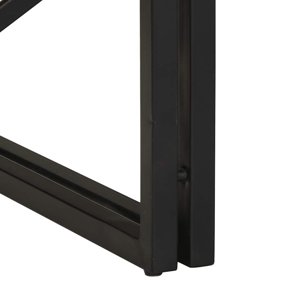Mesa De Centro 100x100x35 Cm Madera Maciza Acacia_4