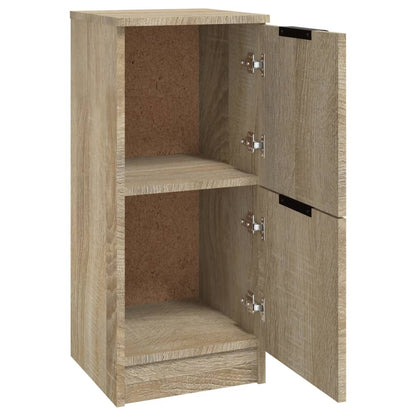 Aparadores 2 Uds Madera Contrachapada Roble Sonoma 30x30x70 Cm / Vetonek_2
