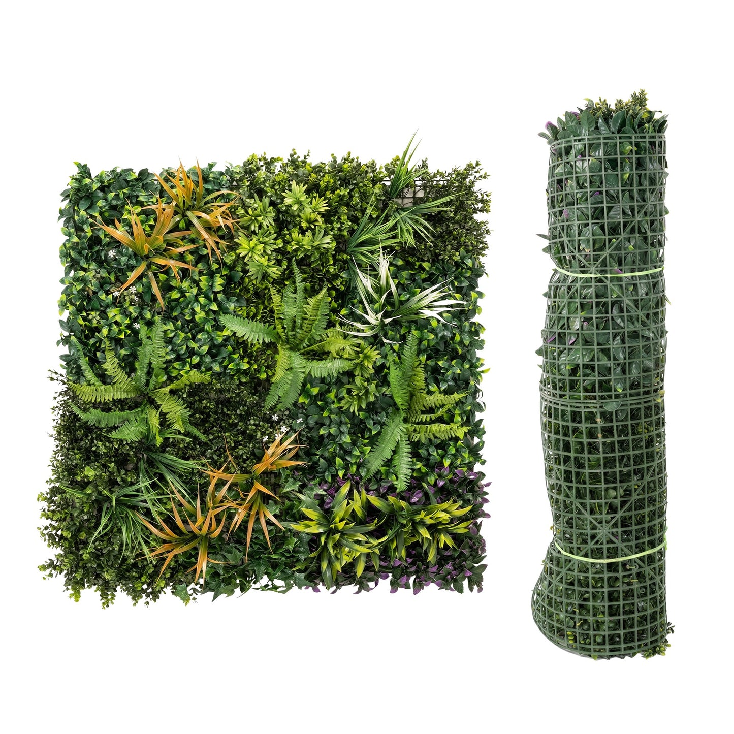 Outsunny Seto Artificial Ocultación Jardín 1x1 M Para Terraza Balcón Exterior_0