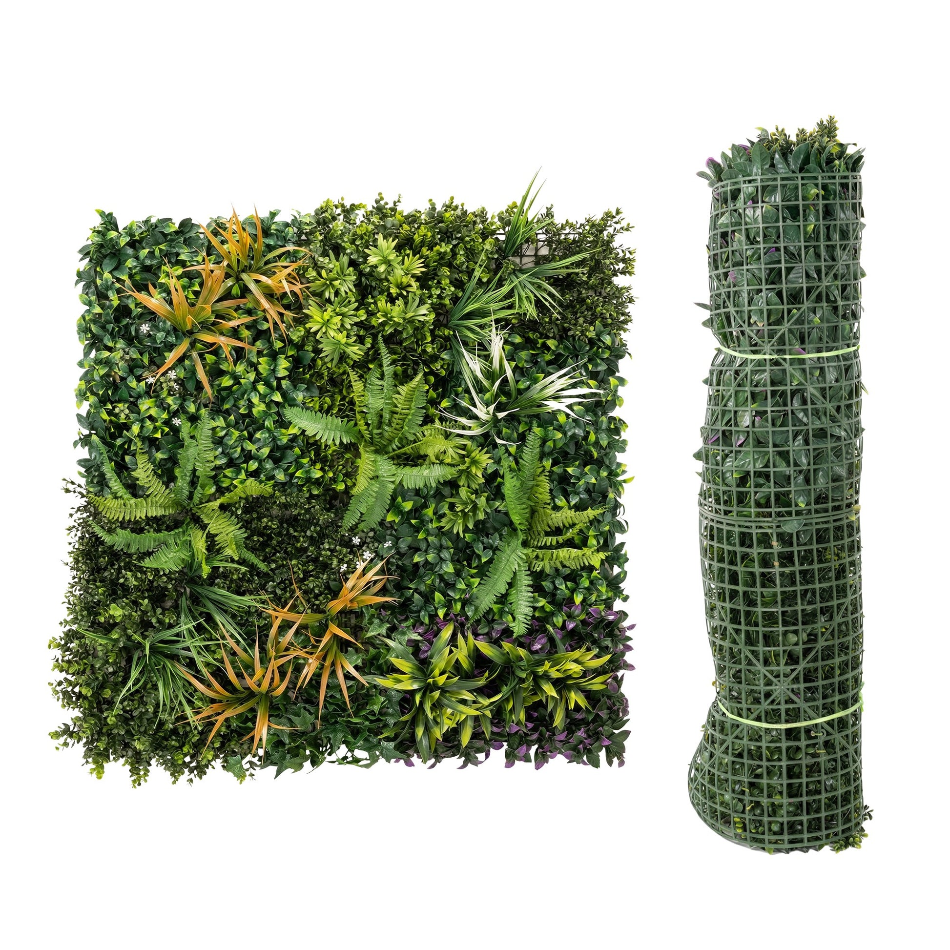 Outsunny Seto Artificial Ocultación Jardín 1x1 M Para Terraza Balcón Exterior_0