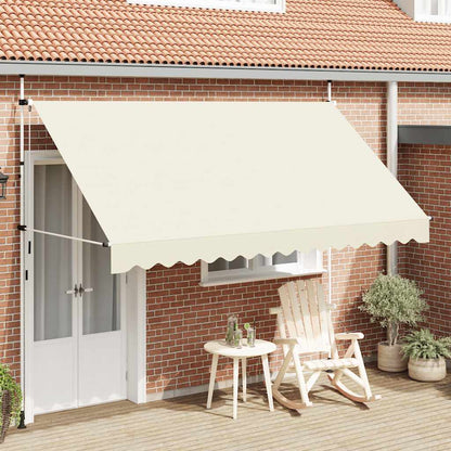 Toldo Retráctil De Operación Manual 350 Cm Crema_1