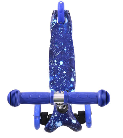 Patinete Infantil Con Luces En Las Ruedas Mini Blue Cosmos_3