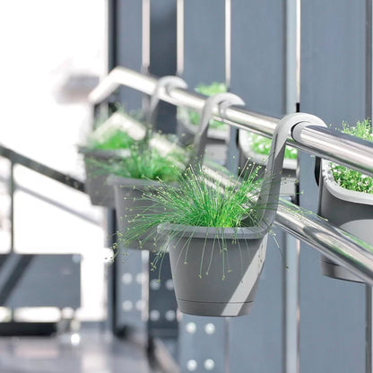 Maceta Respana Railing 13l., Dimensiones (mm) 398x298x209, Color Antracita_3