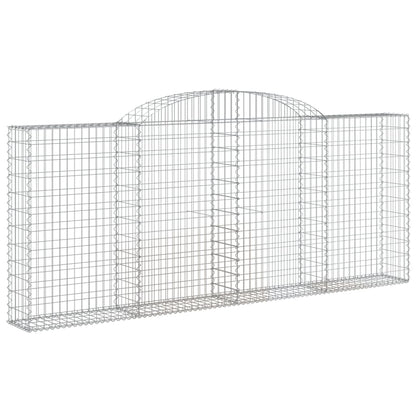 Cestas Gaviones 10 Uds Forma De Arco Hierro 300x30x120/140 Cm_2