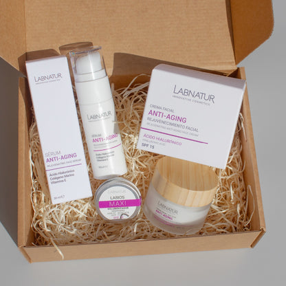 Pack Lifting + Firmeza Labnatur | Sérum y Crema Facial Anti-Aging + Bálsamo Voluminizador de Regalo | Ácido Hialurónico_3