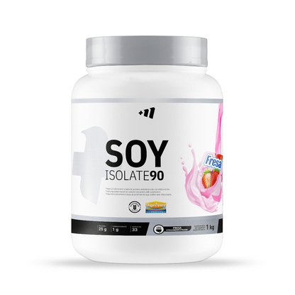 Soy Isolate90 (proteína Aislada De Soja) - 1kg - Fresa - Proteina Soja - Masmusculo_0