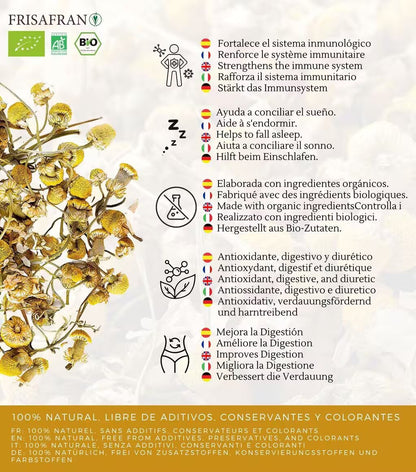 Infusión De Manzanilla Dulce A Granel Ecológica | Frisafran 100 G_1