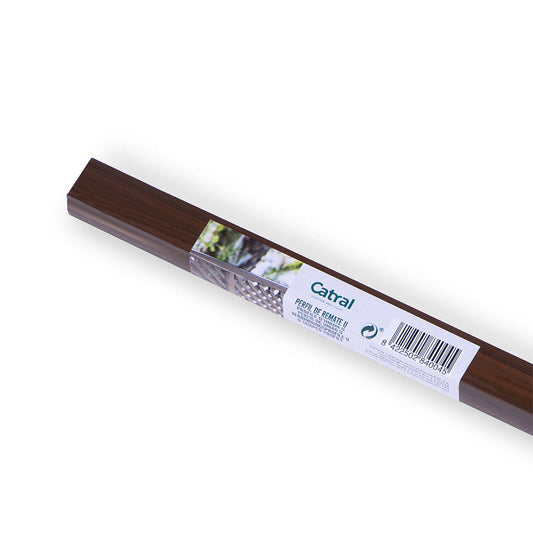 Perfil Remate Plastico U 2,06 M Marron Nortene_0