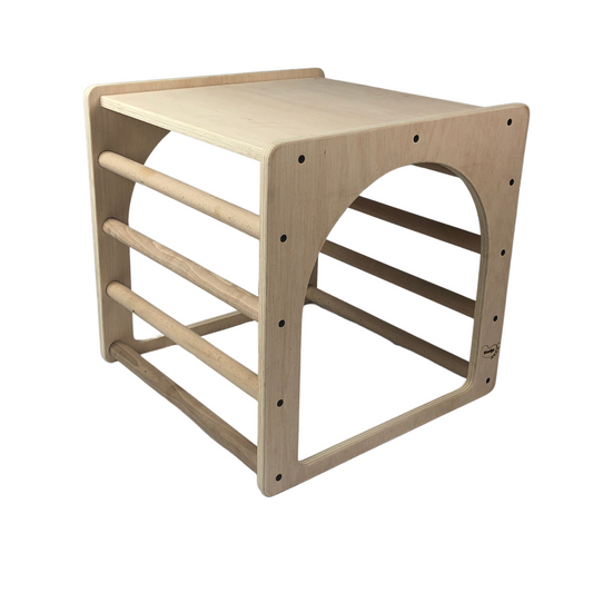Cubo De Escalada/aprendizaje Pikler De Madera. Med: 50 X 50 X 50 Cm. Cunksc0007. Woodgo._0
