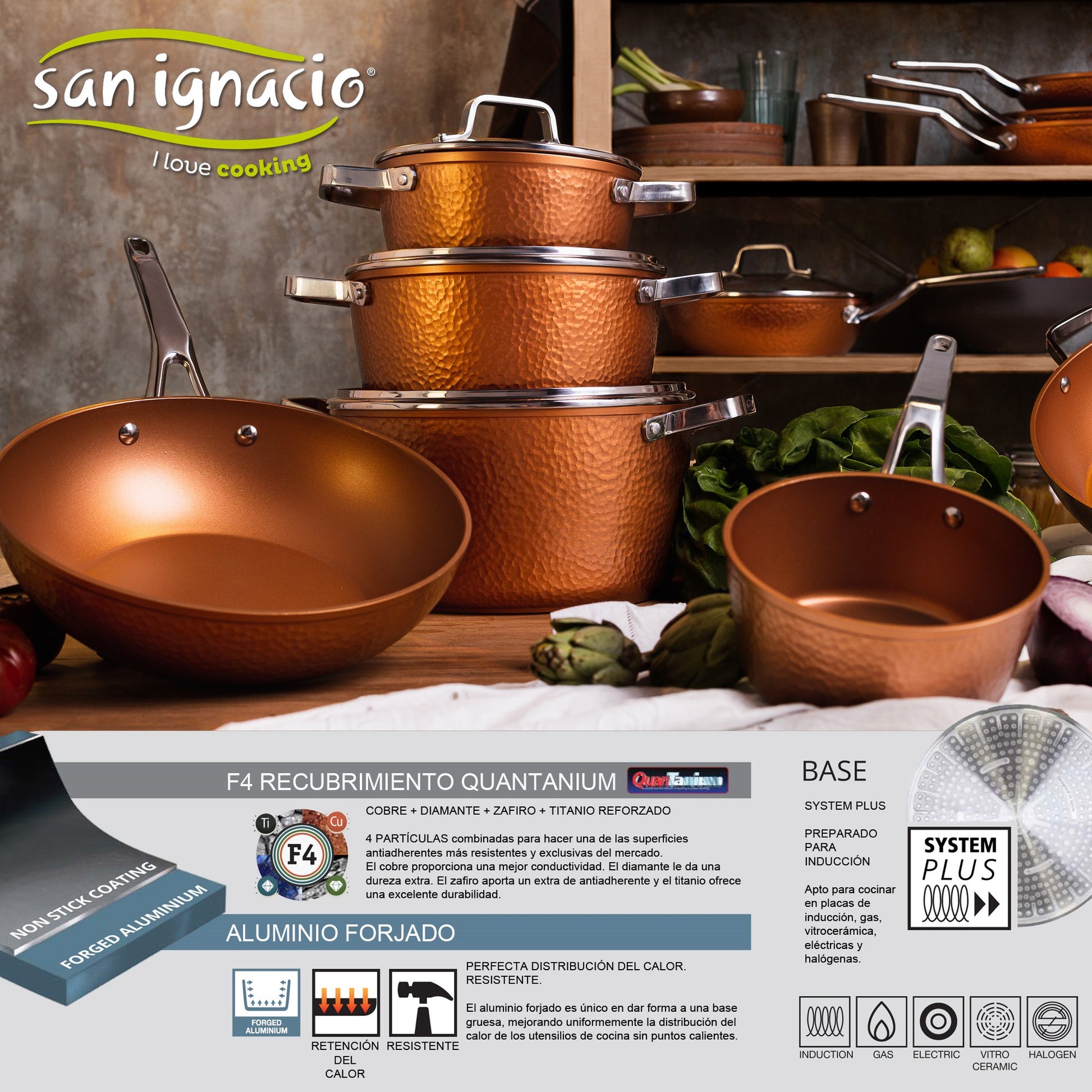 Cacerola Con Tapa 20x8.3cm Aluminio Forjado Inducción, Colección Origen_2