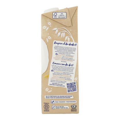 Bebida de Avena 0% azúcares BIO, 1L. Isola Bio