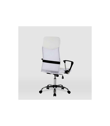Silla De Oficina Dafne Acabado Blanco. Alto: 112.5-122cm Ancho: 60cm Fondo: 49.5cm._2