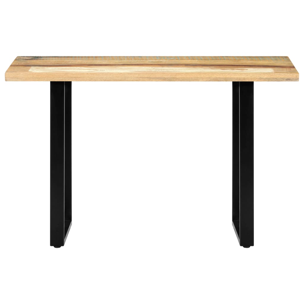 Mesa De Comedor Madera Maciza Reciclada 120x60x76 Cm_0