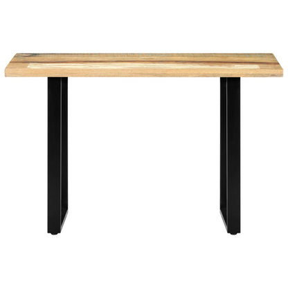 Mesa De Comedor Madera Maciza Reciclada 120x60x76 Cm_0