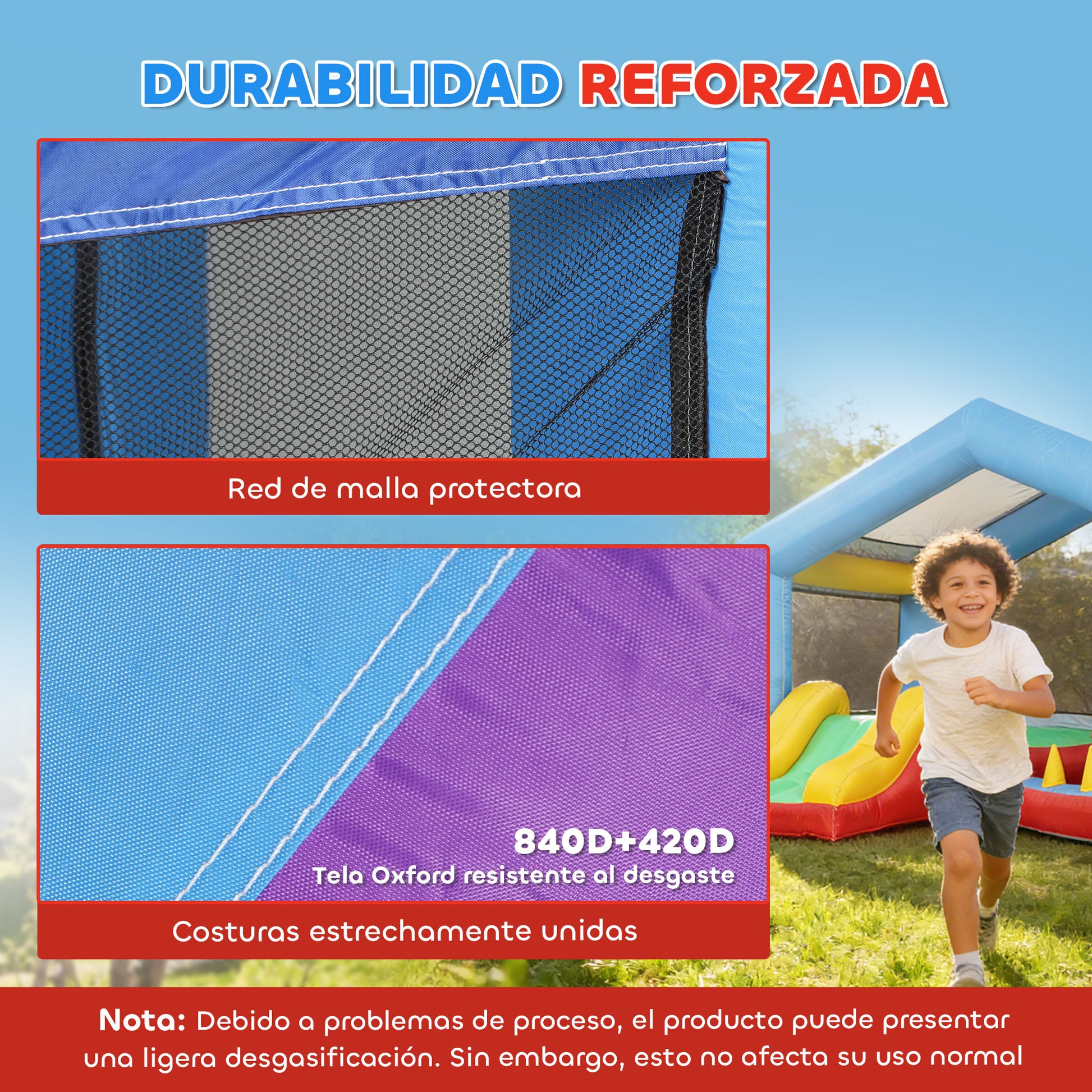 Aiyaplay Castillo Hinchable Para Niños Con Soplador_4