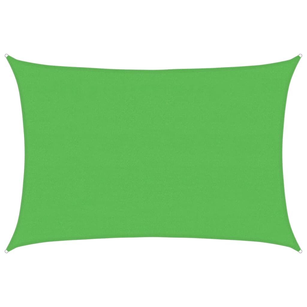 Vidaxl Toldo De Vela Hdpe Verde Claro 160 G/m² 4x6 M_0