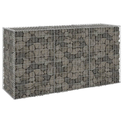 Muro De Gaviones Con Cubiertas Acero Galvanizado 200x60x100 Cm / Vetonek_5