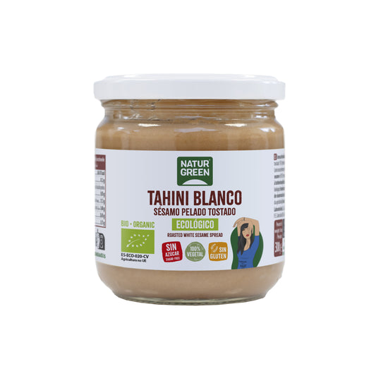 Crema de Tahin Blanco sin gluten Naturgreen 300 g