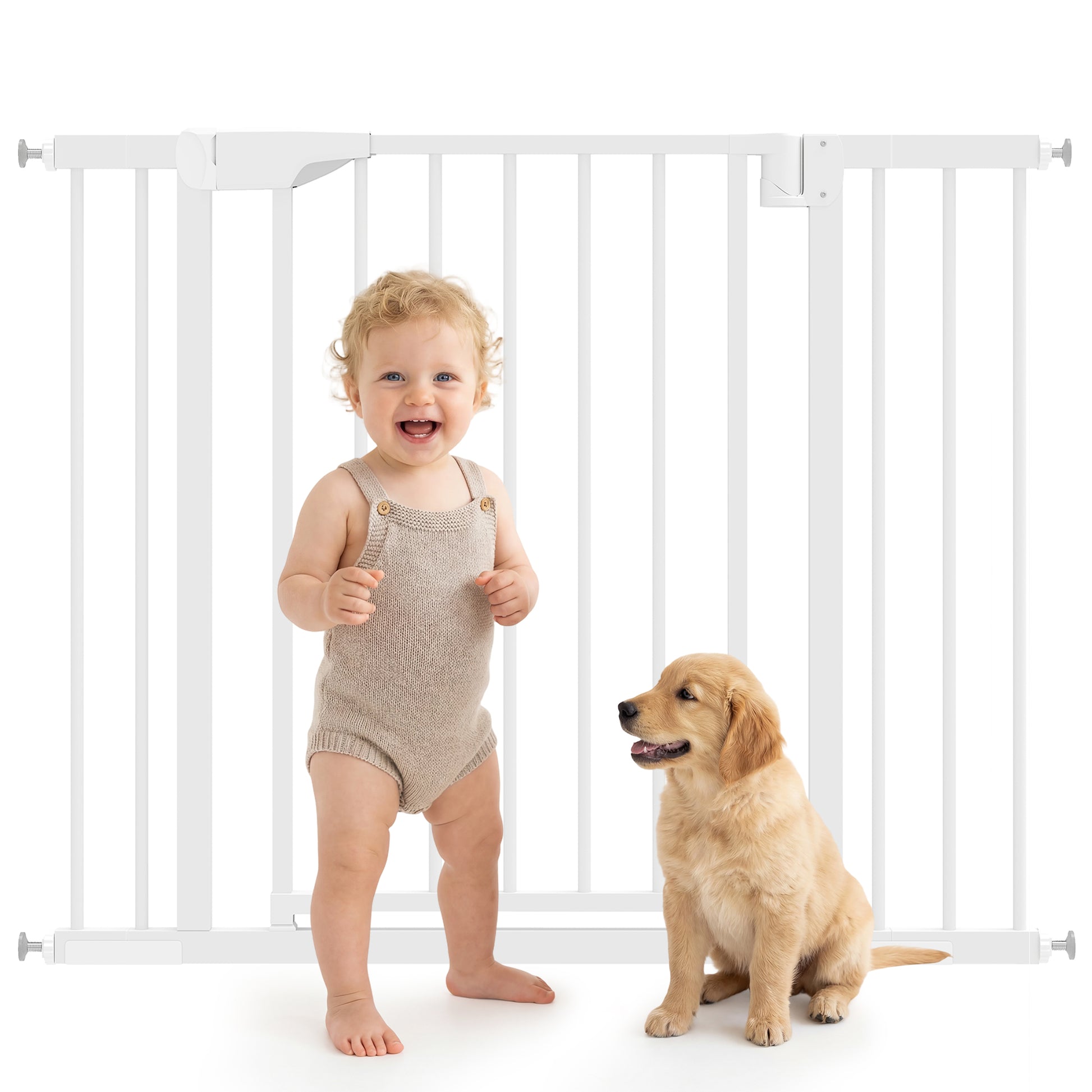 Pawhut Barrera De Seguridad Para Niños Y Perros_0
