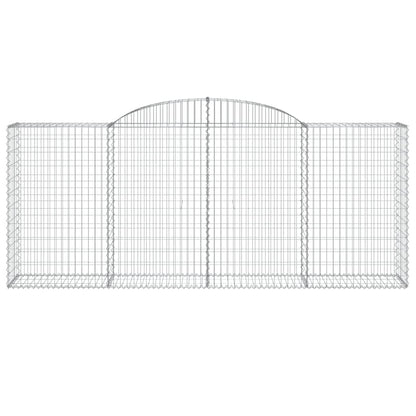 Cestas Gaviones 10 Uds Forma De Arco Hierro 300x50x120/140 Cm_3
