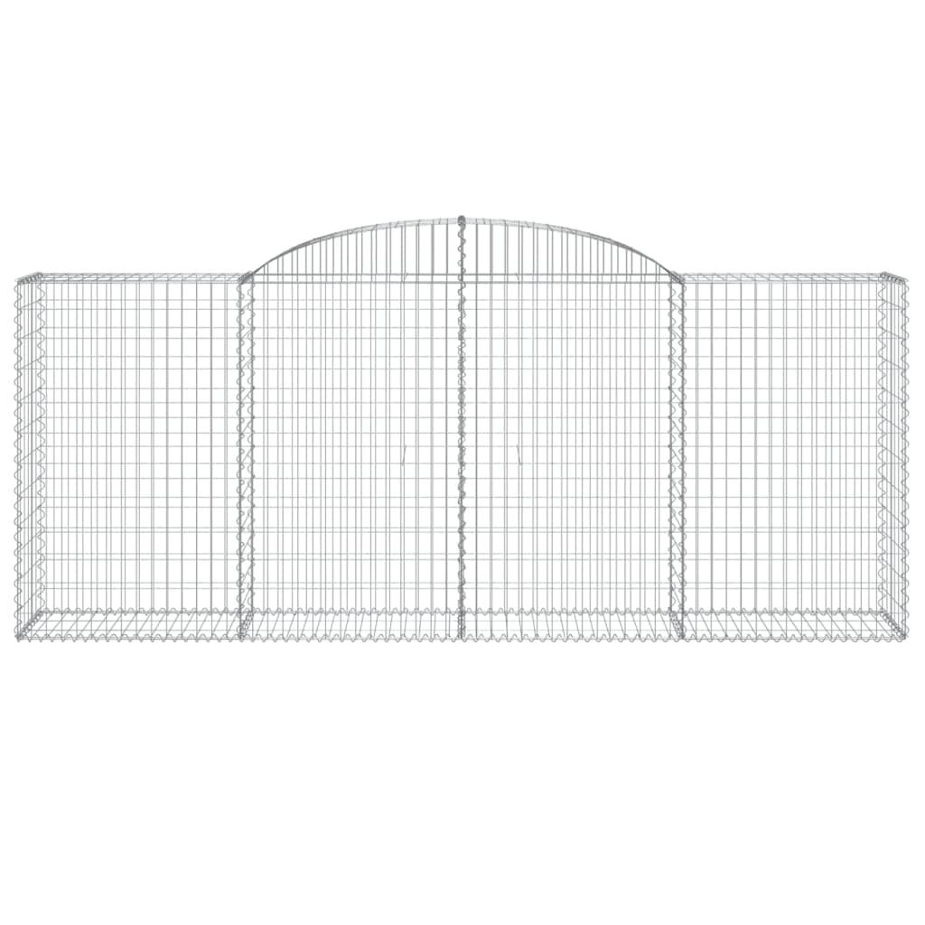 Cestas Gaviones 30 Uds Forma De Arco Hierro 300x50x120/140 Cm_3