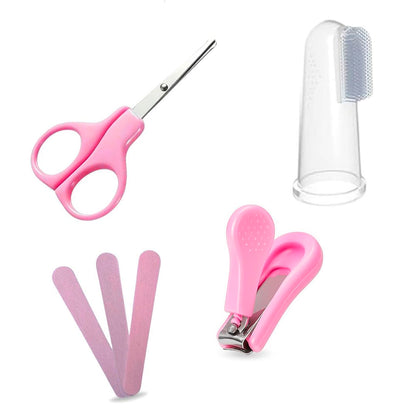 Bathby | Set De Manicura, Higiene Y Cuidado Para Bebé, Color Rosa_4