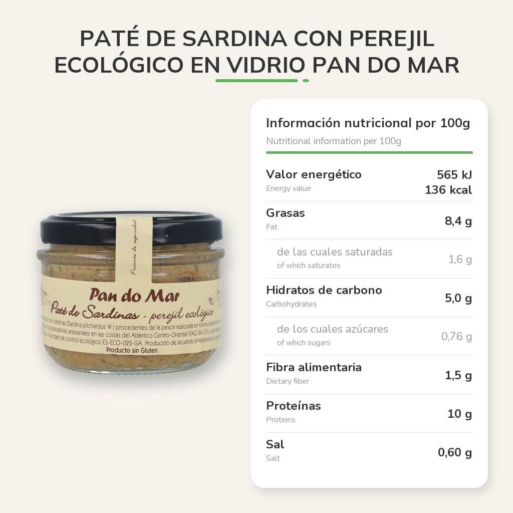 Información nutricional