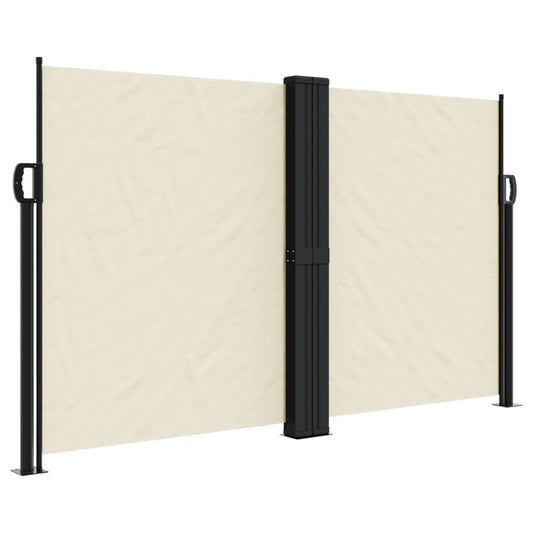Vidaxl Toldo Lateral Retráctil Crema 140x1000 Cm_0