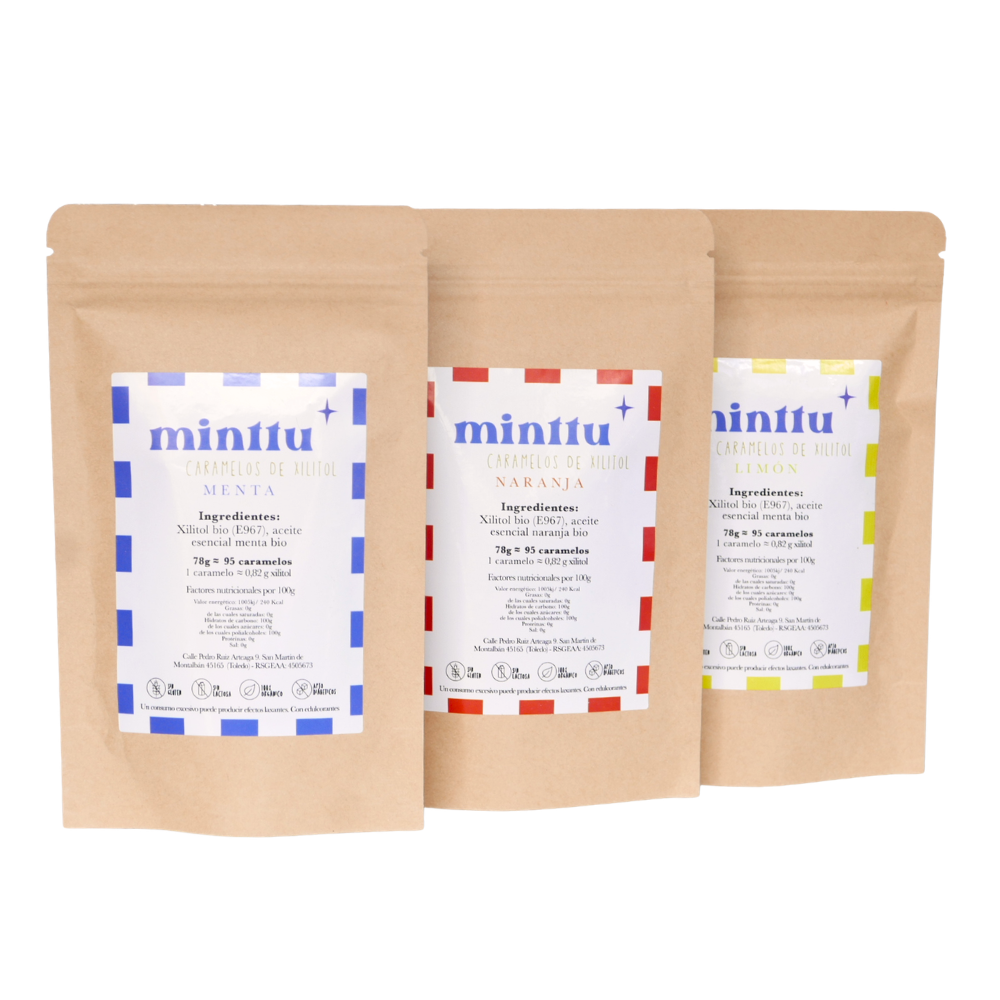 Caramelos De Xilitol Pack Mensual – 3 X Limón Grande_0