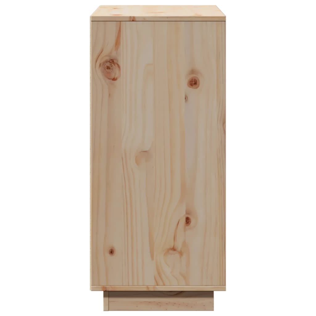 Aparador De Madera Maciza De Pino 60x34x75 Cm / Vetonek_2