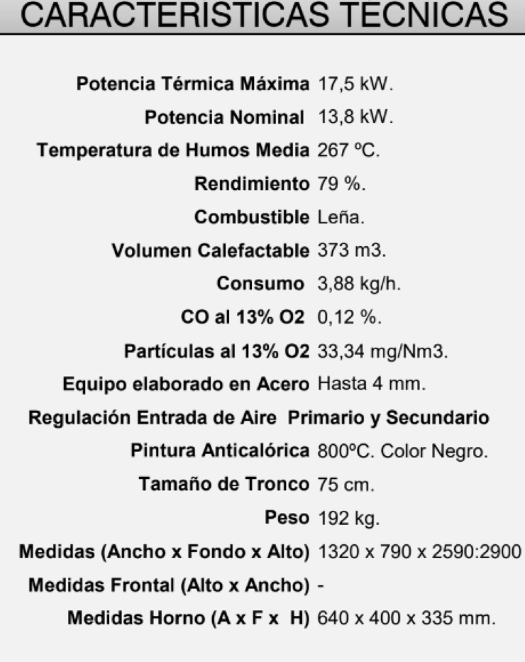 BRICOSOL Chimenea Leña Rincón con Horno FM Modelo C-200-RH_2