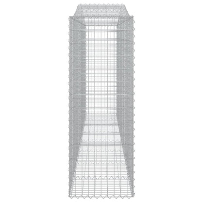 Cestas Gaviones 9 Uds Forma De Arco Hierro 400x50x140/160 Cm_4
