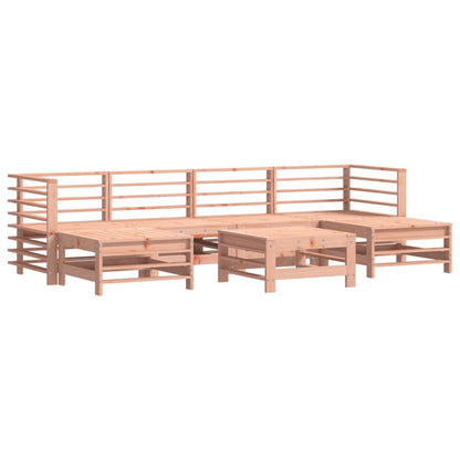 Vidaxl Juego De Muebles De Jardín 7 Pzas Madera Maciza Abeto Douglas_0