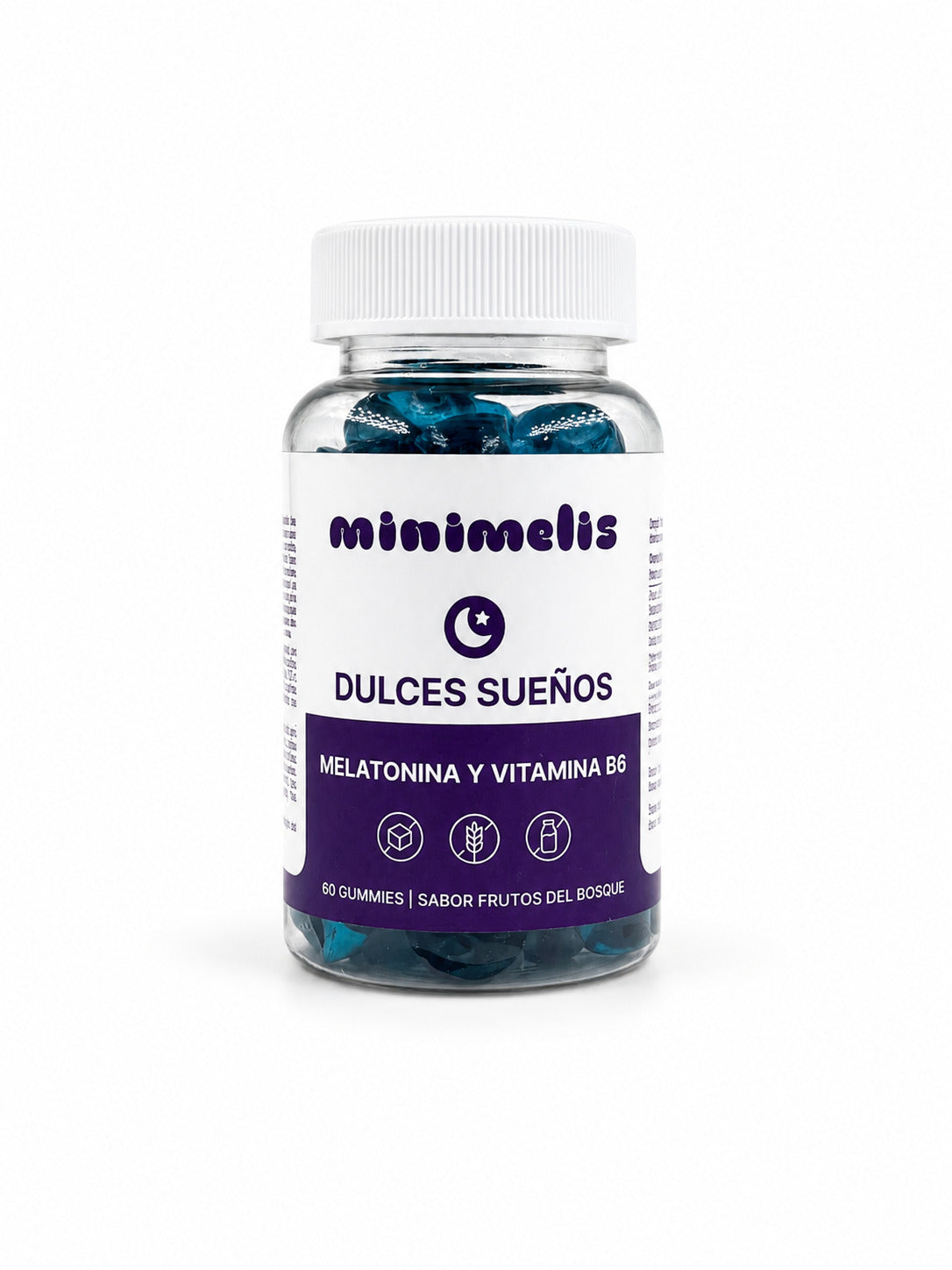 Gominolas Para Mejorar El Sueño Melatonina Sabor Frutos Del Bosque 60 Unidades 1,90 Mg Por Dosis_0