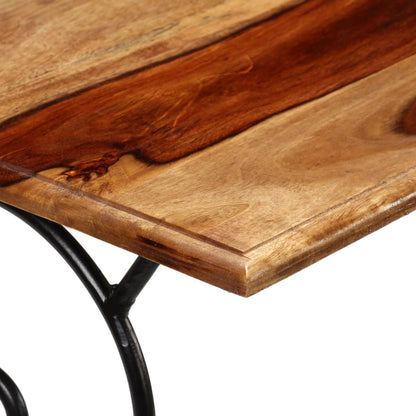 Mesa Consola De Madera Maciza De Sheesham 100x40x75 Cm_4