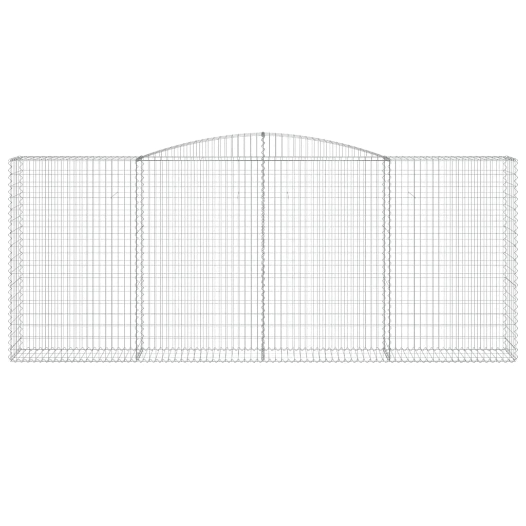 Cestas De Gaviones 15 Uds Forma De Arco Hierro 400x50x160/180cm_3