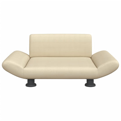 Cama Para Perros De Tela Crema 70x45x28 Cm / Vetonek_0