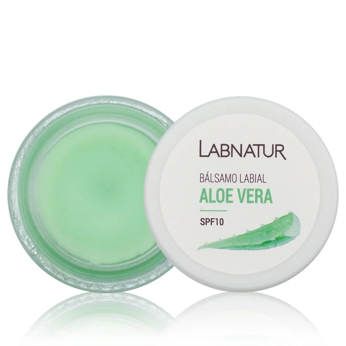 Bálsamo Labial Aloe Vera Labnatur 15 ml | Hidrata, Nutre y Protege | Aguacate, Karité, Vitamina E y SPF10_0
