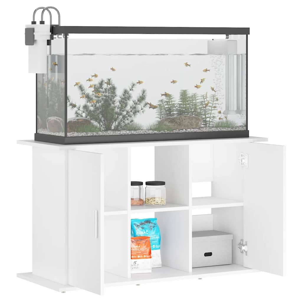 Vidaxl Soporte Para Acuario Madera De Ingeniería Blanco 101x41x58 Cm_3