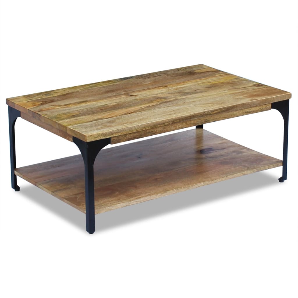 Mesa De Centro Madera De Mango 100x60x38 Cm_1